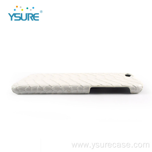 Ultra Thin Python Leather Custom White Phone Case